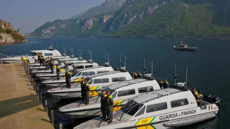 The nine new high speed patrol boats will be used for for preventing financial crime and smuggling in Italy. Photo: FB Design, Carlo Borlenghi
