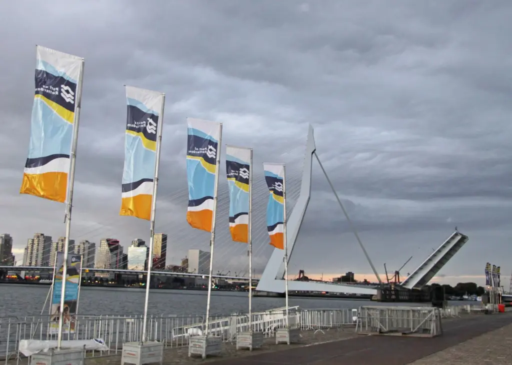 Rotterdam prepares for World Port Days. Photo by Peter Barker