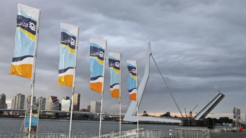 Rotterdam prepares for World Port Days. Photo by Peter Barker