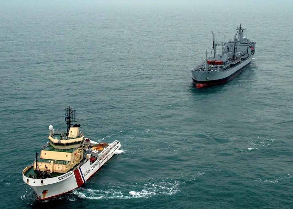 The four Emergency Towing Vessels stationed around the British Coast prevent disabled ships from becoming pollution disasters.