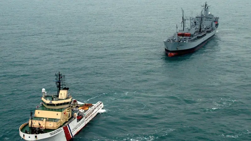 The four Emergency Towing Vessels stationed around the British Coast prevent disabled ships from becoming pollution disasters.
