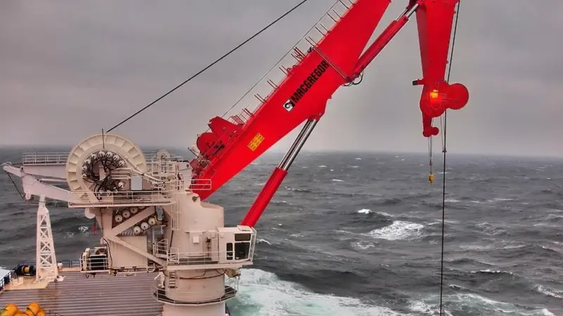 Cargotec will supply two MacGregor 250 ton AHC subsea crane for Volstad’s new OCV vessel.