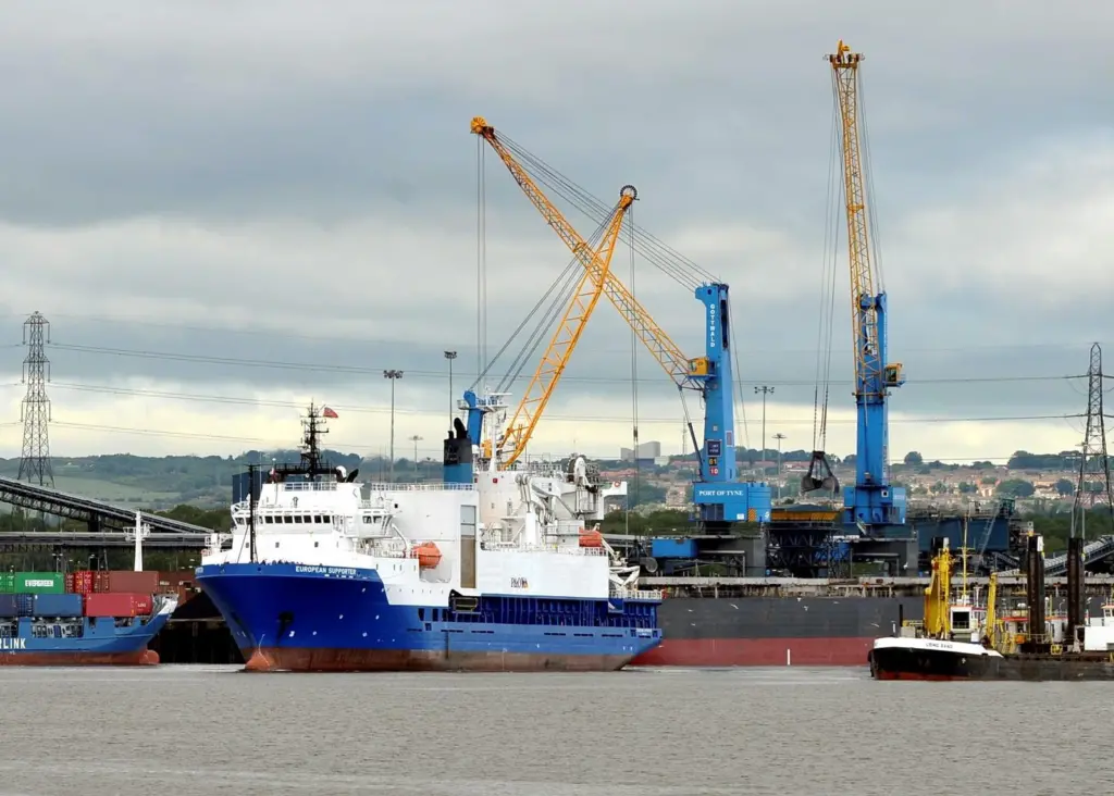 European Supporter has undergone alteration and overhaul works at A&P Tyne.