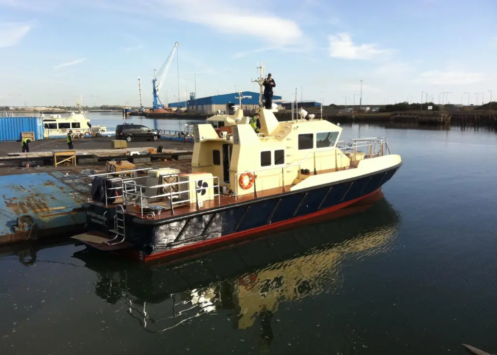 Alnmaritec’s new 19m patrol boat, which was contracted to reach 36 knots, managed 37.6 knots in sea trials last month.