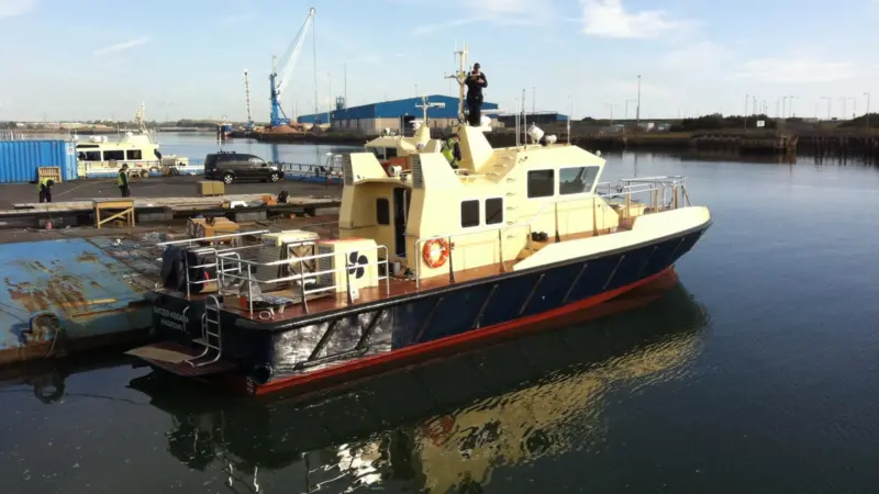 Alnmaritec’s new 19m patrol boat, which was contracted to reach 36 knots, managed 37.6 knots in sea trials last month.
