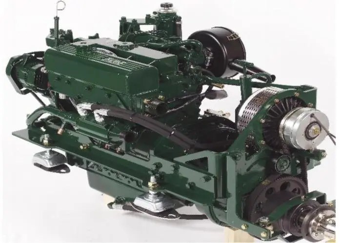 The Beta 43 hp engine with parallel hybrid addition from Hybrid Marine.