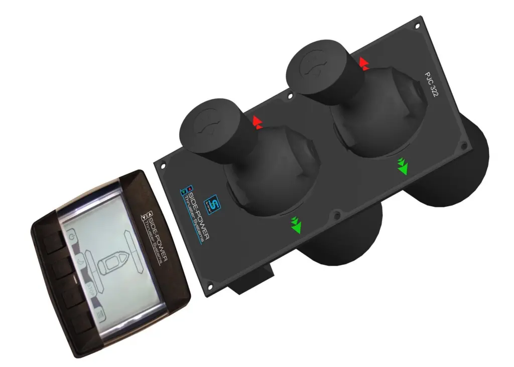 Operator control is via fingertip joysticks connected to an intelligent LCD panel offering real-time system information.