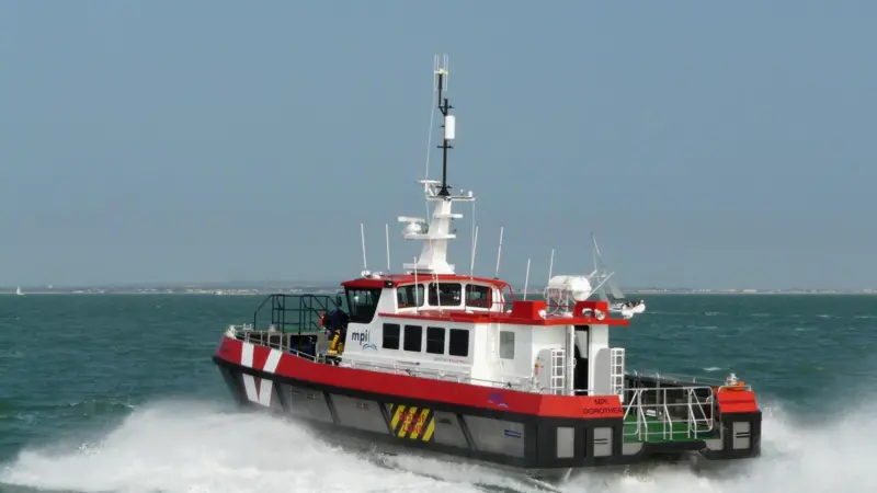 MPI Workboats Ltd confirmed its order for two more South Catamaran Wind Farm Service Vessels at Seawork 2011.