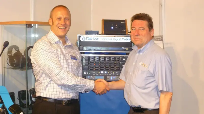 Dan Muchmore from Clear-Com and Simon Woods from SES shared in a very successful Seawork for both companies.