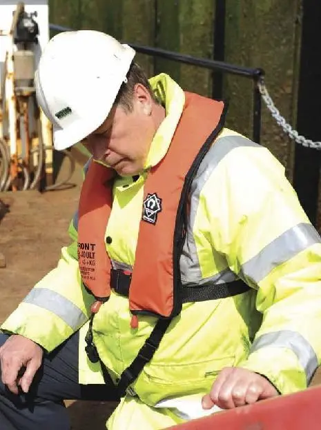 The new Cosalt Seacrewsader 2010 lifejacket which will be on show at Seawork.