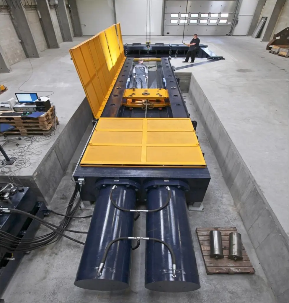 One of the largest test benches in Northern Europe opens in Esbjerg.