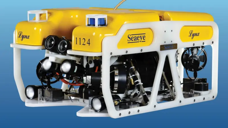 Saab Seaeye’s 1500m depth rated Lynx ROV, four of which have been ordered by Fugro Subsea Services for initial operation in Scottish, Brazilian and Singapore waters.