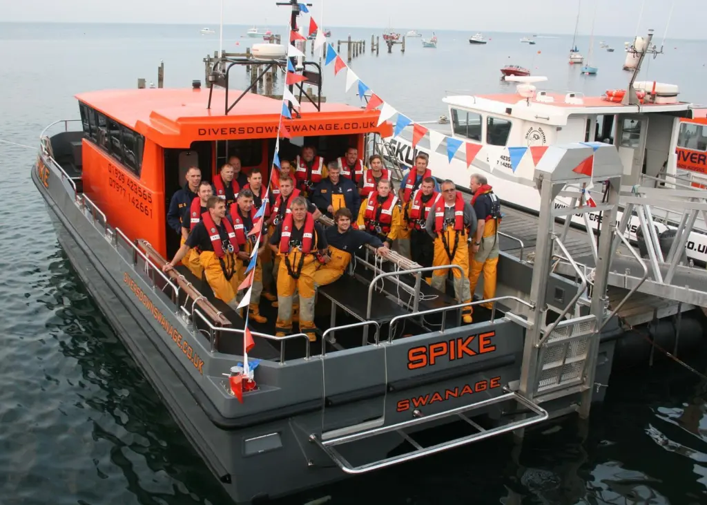 Spike, a12m South Boats catamaran is the newest addition to the Divers Down fleet.