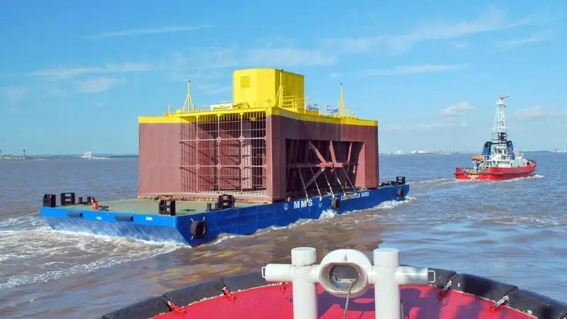 The Neptune Proteus is seen undergoing tests. Photo courtesy of Ship Support Ltd.