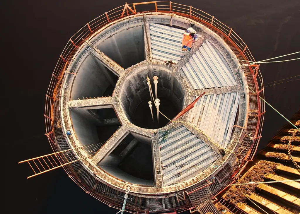 The first of three SeaLimpets for Ocean Power Technologies is seen under construction at Gael Force’s yard in Inverness.