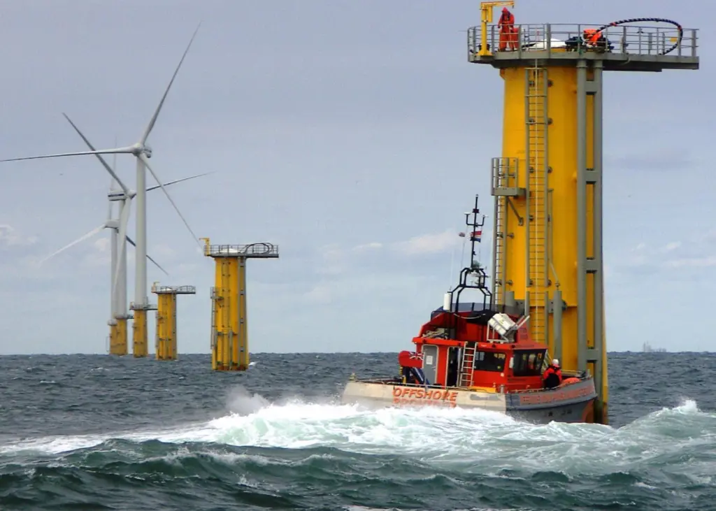 The UK leads the world in offshore renewable power development.
