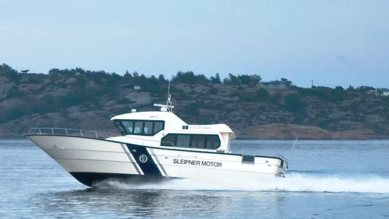 Sleipner Motor’s test boat took the stabilisers to the water for two years before marketing.