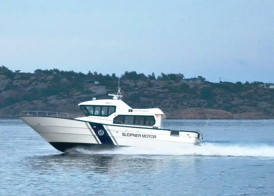 Sleipner Motor’s test boat took the stabilisers to the water for two years before marketing.