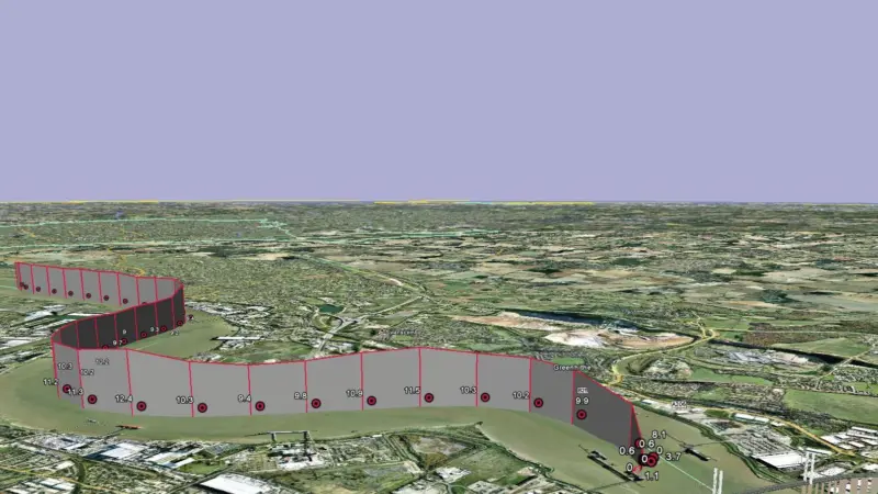 The Royston enginei shore display showing track and fuel used.