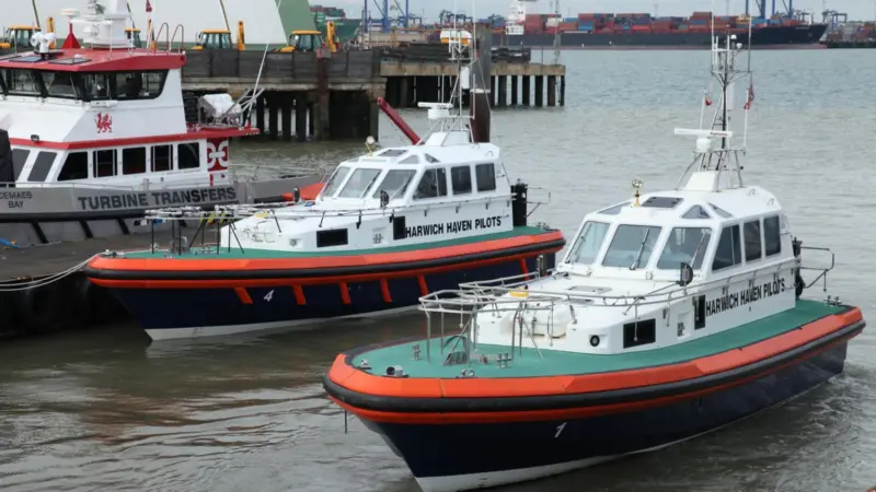 St Christopher (No 4) joins St Brendan (No 1) at Harwich.