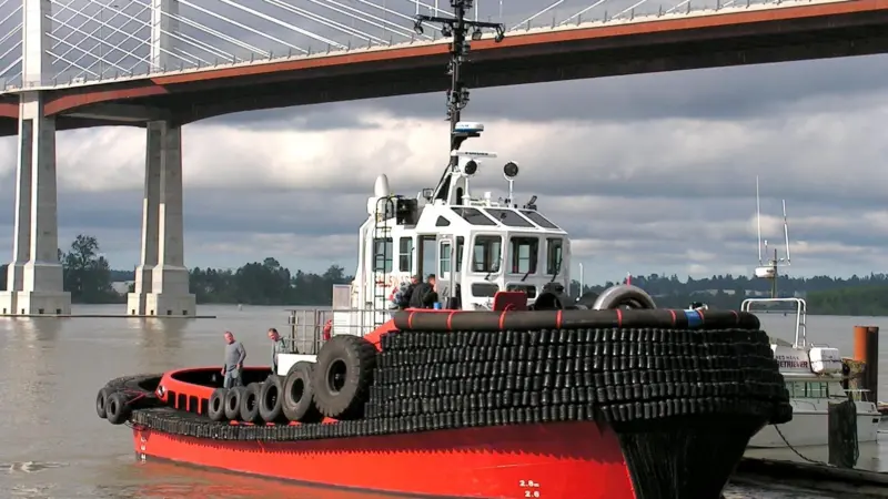 Shuswap is a powerful  ASD shiphandling tug of only 17.67m in length with a 45 tons bollard pull.