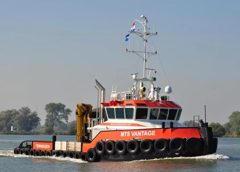 The MTS Vantage is a new Shoalbuster 2709 for the MTS Group fleet.(Photo courtesy L vd Meijden)