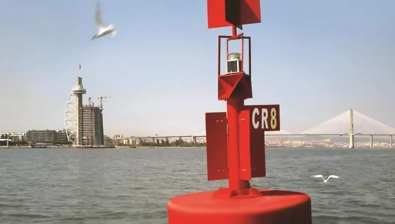 A Balizamar buoy deployed at Cabo Ruivo.