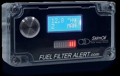 The remote display can be easily mounted in the wheelhouse, control room or anywhere on the boat to automatically monitor up to three filter systems.