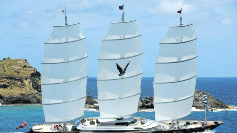 A cargo carrying clipper ship based on technology used for the Maltese Falcon is being developed for B9 Shipping.