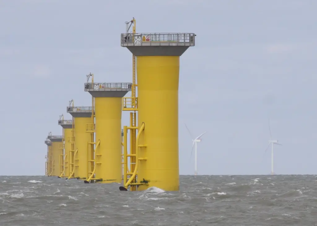 Deeper water and locations further offshore will demand a variety of foundation designs. (All photos by Peter Barker)