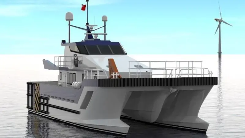 ‘Ginny Louise’ has been designed to venture up to 150 miles offshore making it able to service the Round 3 wind farms