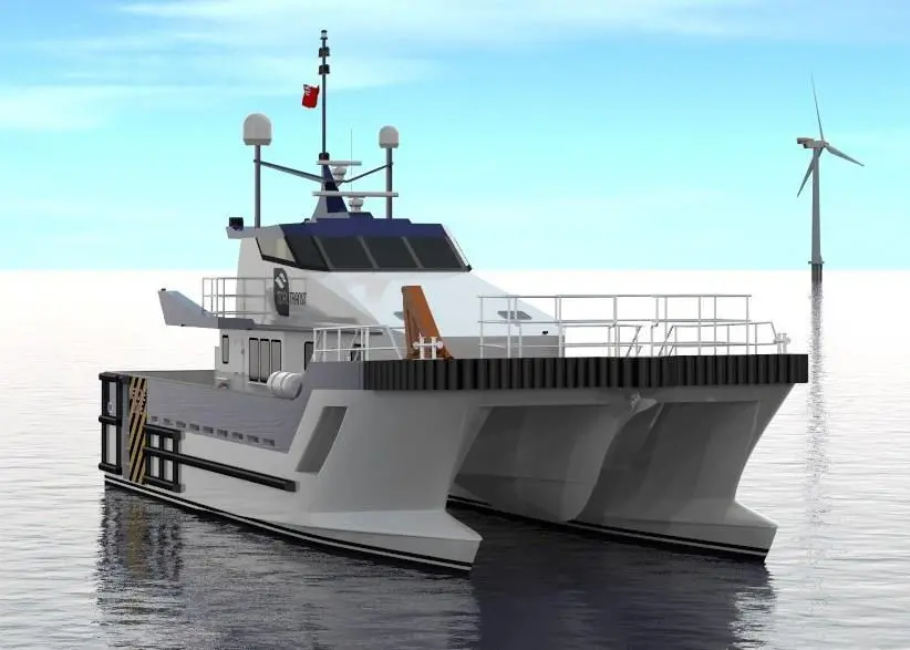 ‘Ginny Louise’ has been designed to venture up to 150 miles offshore making it able to service the Round 3 wind farms