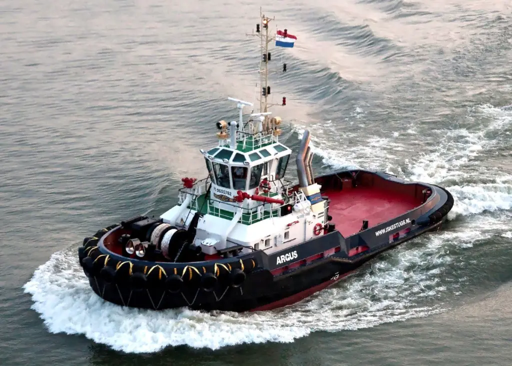 Argus is the 107th ASD tug of its type to be built by Damen and the first for Iskes.