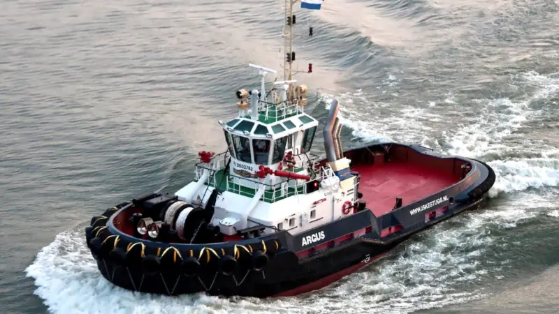 Argus is the 107th ASD tug of its type to be built by Damen and the first for Iskes.