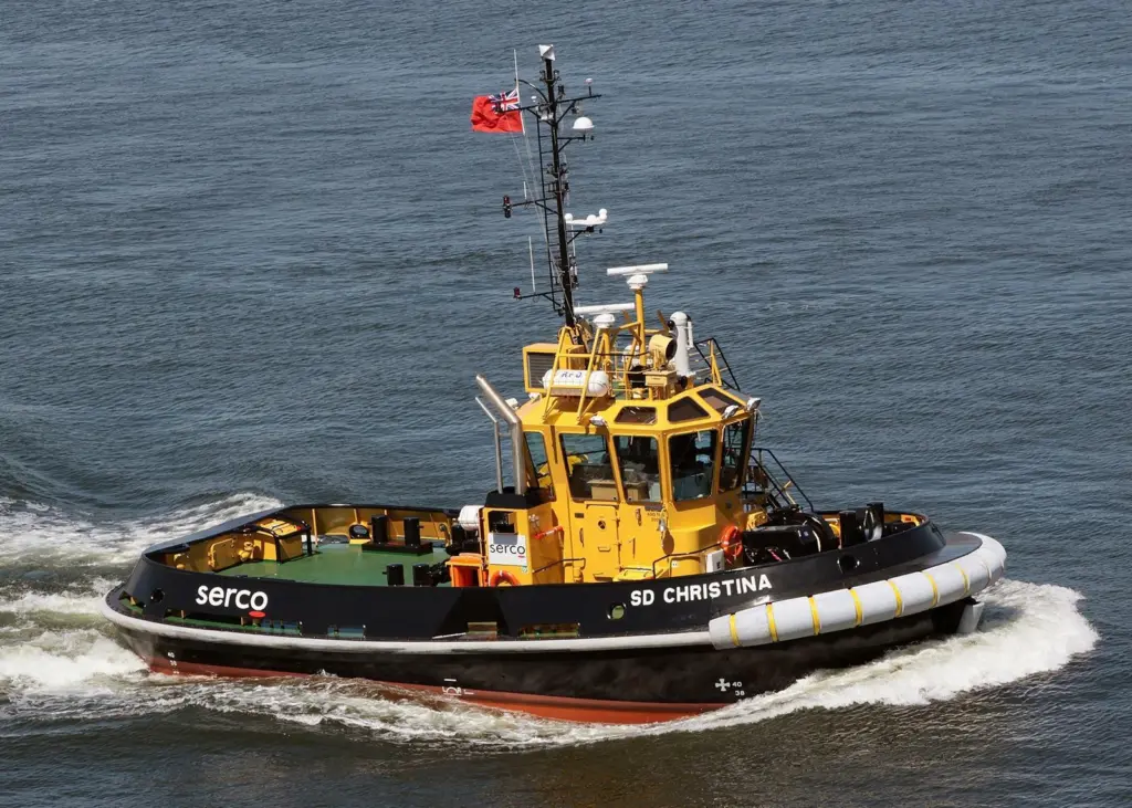 SD Christina is one of four ASD 2009 tugs to be built for naval service and is forerunner to the new commercial version.