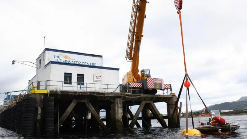 VerdErg recently tested a gas pipeline thermal insulation system at The Underwater Centre.