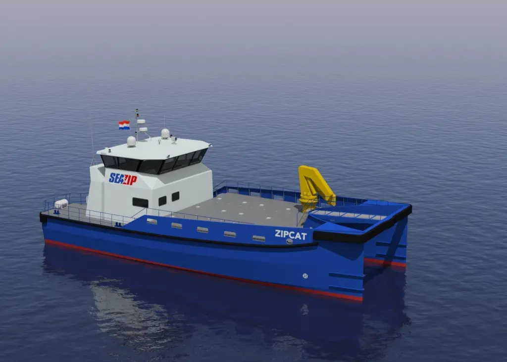 Damen’s Fast Crew Supplier 2610 design has already transferred engineers to offshore wind turbines in wave heights of 1.9m.