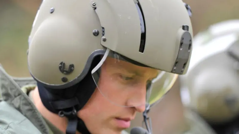 Prince William was co-pilot of the RAF search and rescue helicopter which rescued two crewmen from the Swanland late last month.
