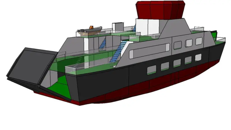 The ferries will be operated by Clyde and Hebrides Ferry Services, CalMac Ferries, and will be designed for the many short routes around the Clyde and Hebrides.