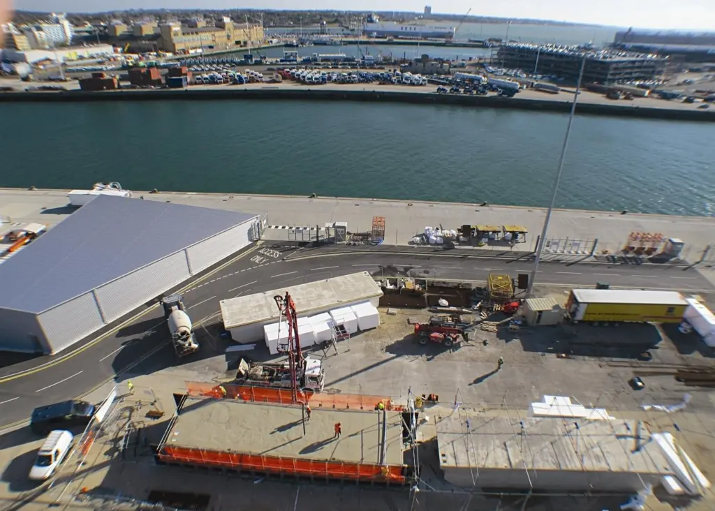 Intermarine had the seven, 18.4m floating concrete units fabricated in the Port of Southampton itself, saving an estimated £100K in freight costs alone.
