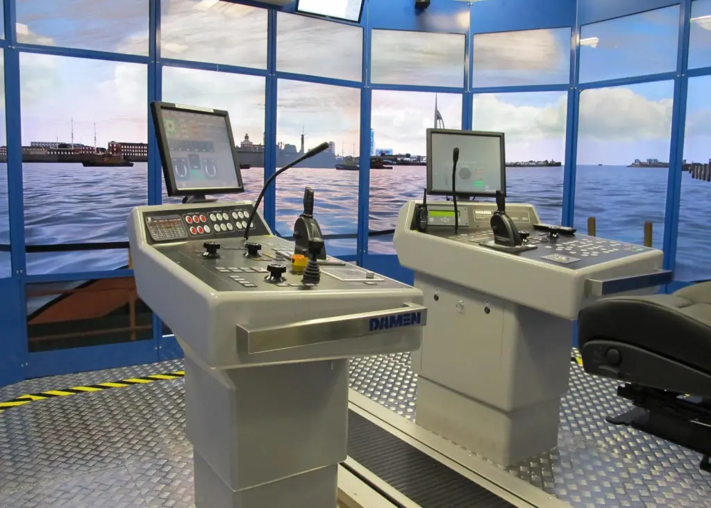 The tug simulator looks and feels very real.