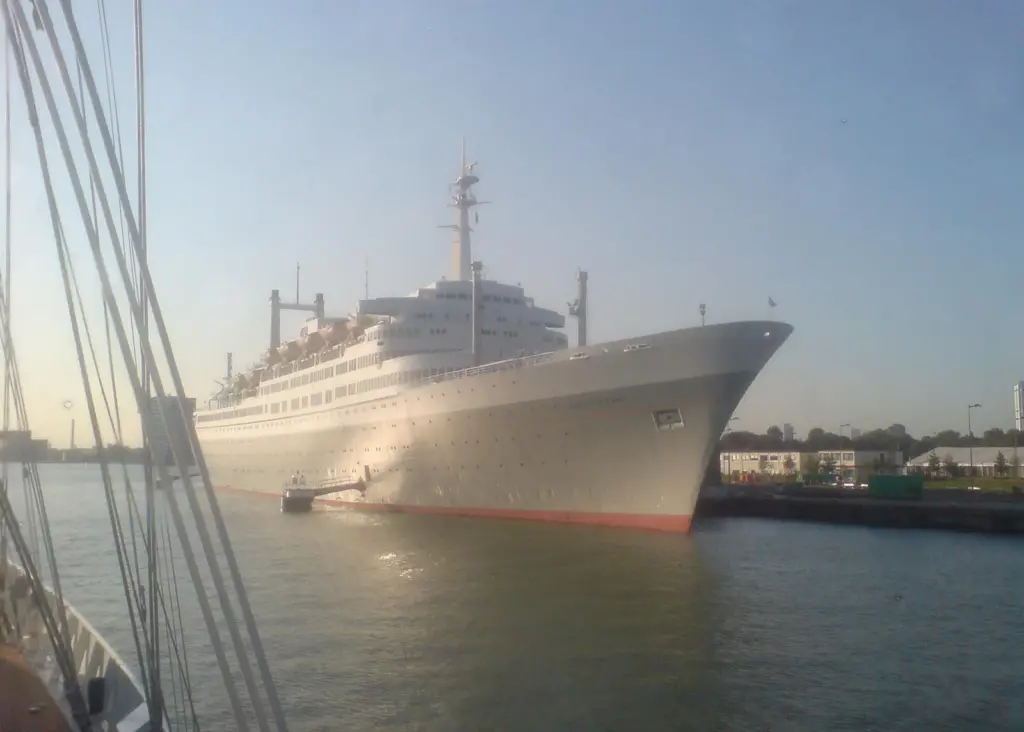 SS Rotterdam, the former Holland America liner now permanently moored at the Port of Rotterdam.  The largest passenger vessel ever built in the Netherlands, it will be the venue for Hydro12, the International Federation of Hydrographic Societies...