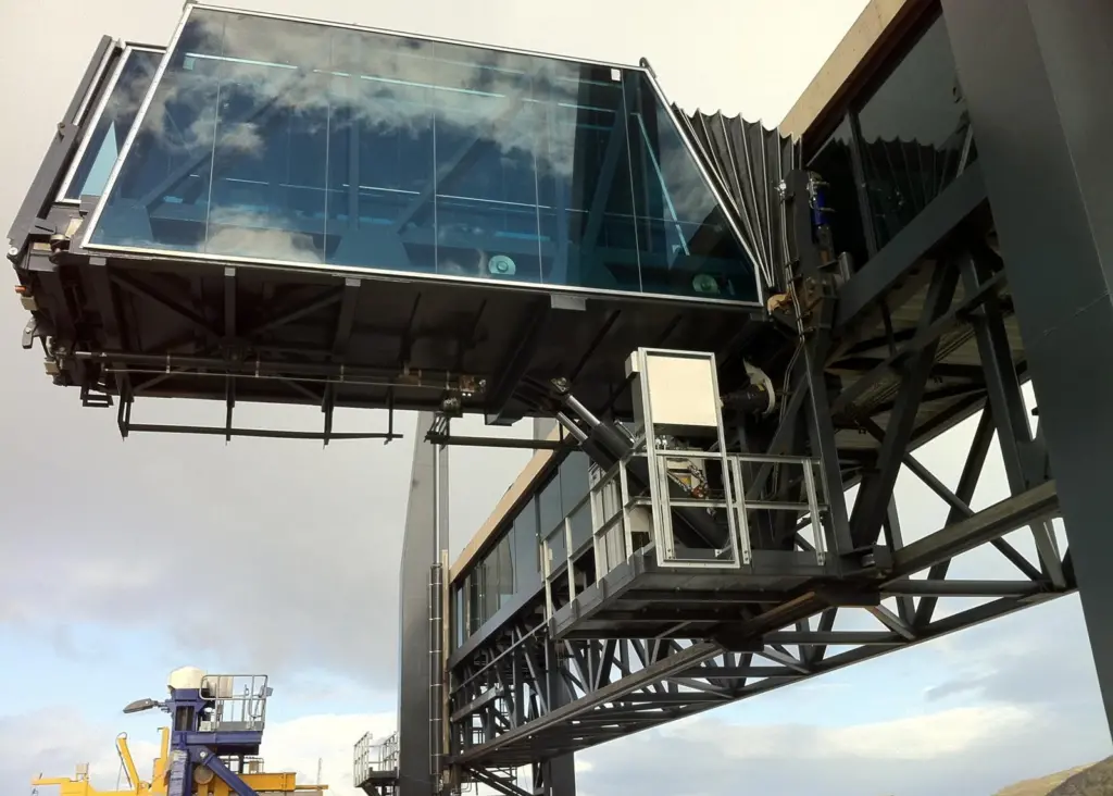 TTS was responsible for the entire ship to shore interface for the new port.