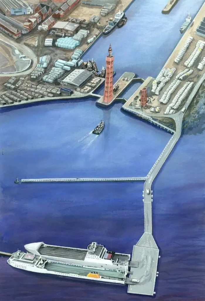 An artist’s impression of the new Grimsby River Terminal.