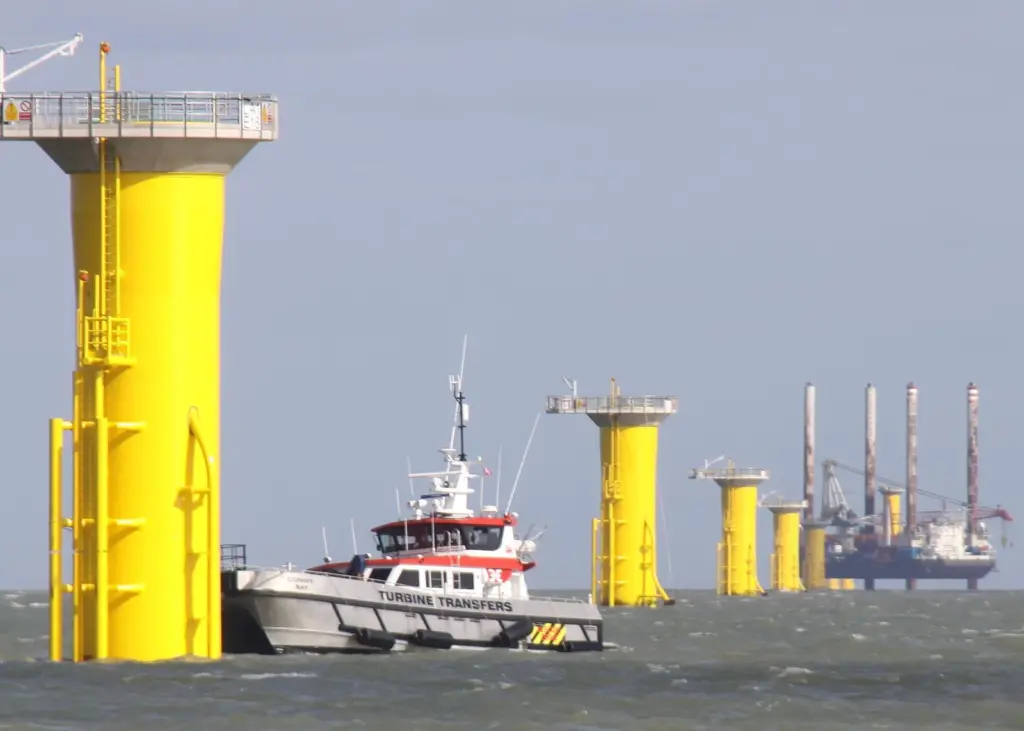 Wind farms such as the giant London Array rely heavily on investor confidence. Photo: Peter Barker