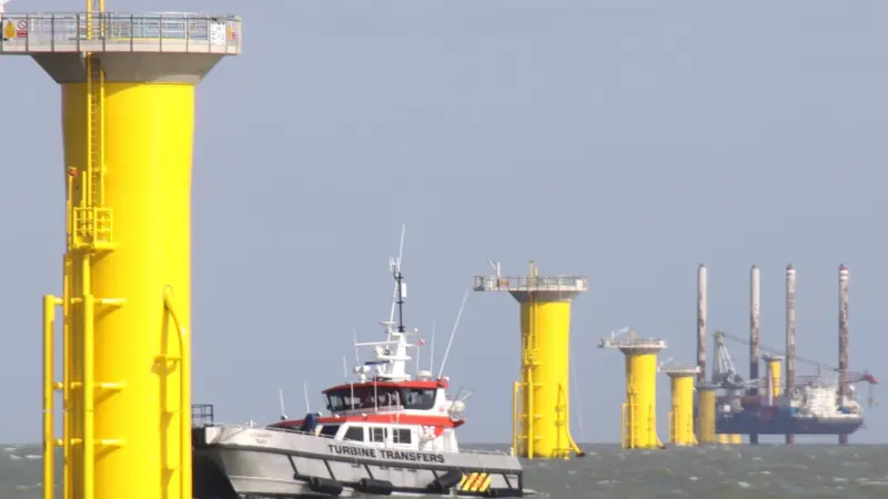 Wind farms such as the giant London Array rely heavily on investor confidence. Photo: Peter Barker