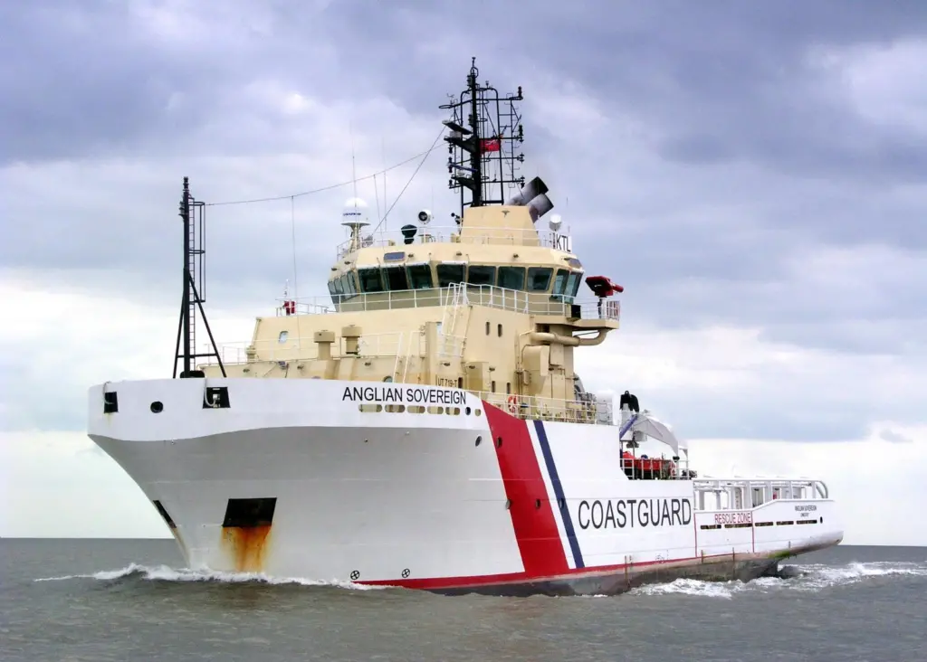 The ETV Anglian Sovereign is operating in Scottish waters along with Anglian Monarch until March.