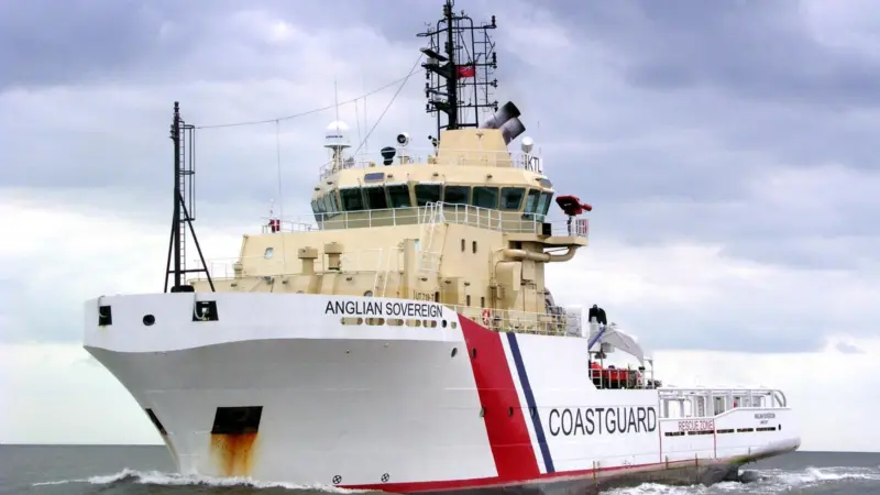 The ETV Anglian Sovereign is operating in Scottish waters along with Anglian Monarch until March.