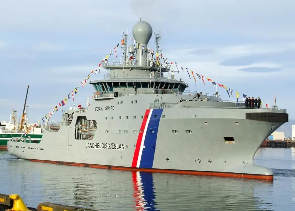 Iceland has taken delivery of the ‘state of the art’ patrol vessel Thor.