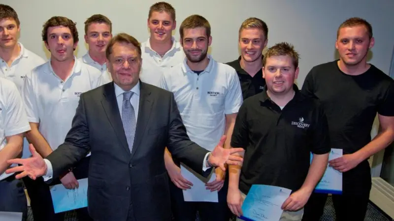 The marine apprentice graduates received awards from Skills Minister, John Hayes